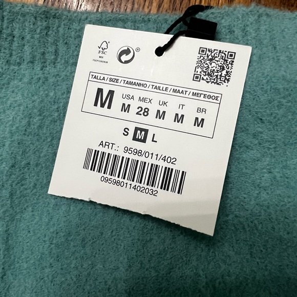 Zara knit bandeau top - Picture 4 of 5